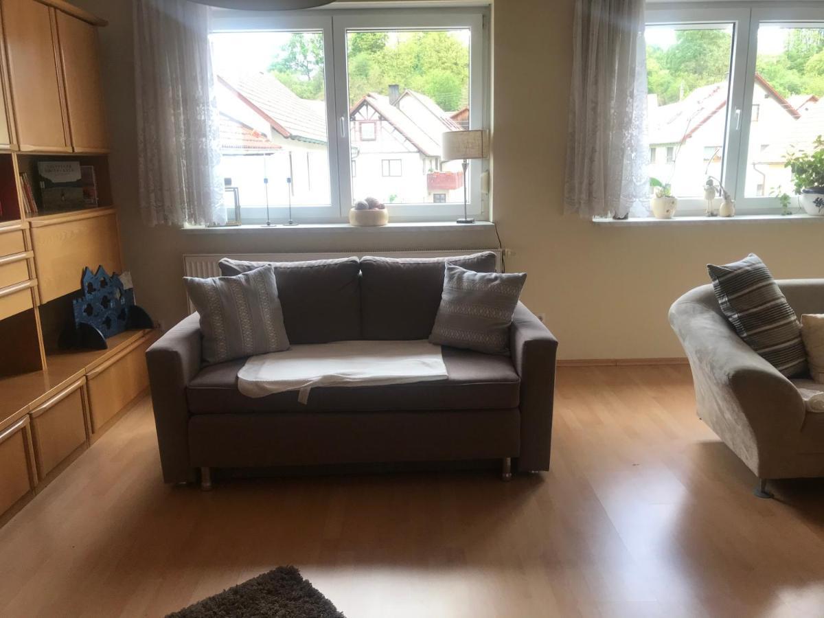 Ferienwohnung Am Gruenen Band Hellingen Esterno foto