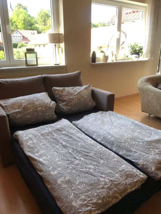 Ferienwohnung Am Gruenen Band Hellingen Esterno foto