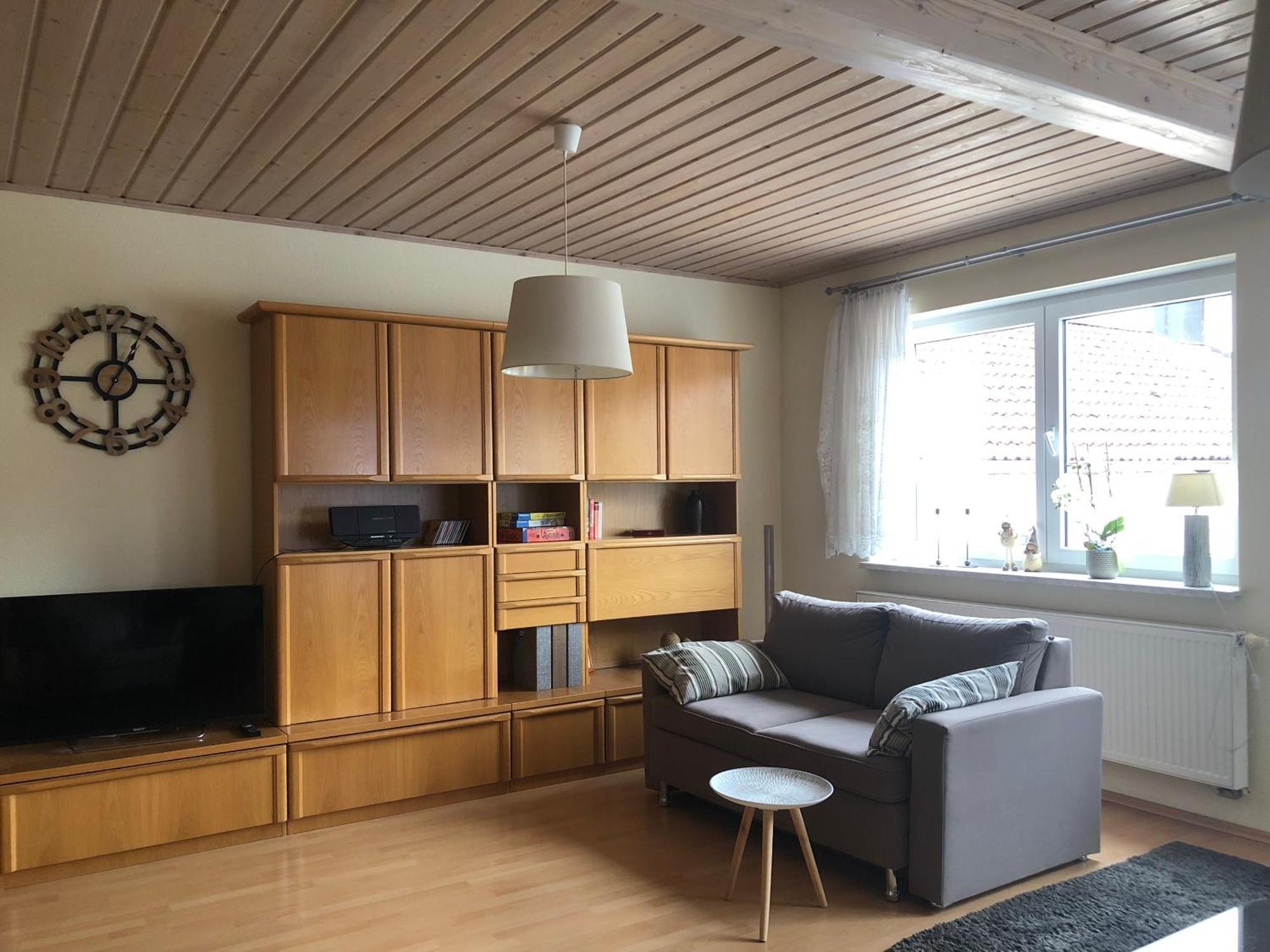 Ferienwohnung Am Gruenen Band Hellingen Esterno foto