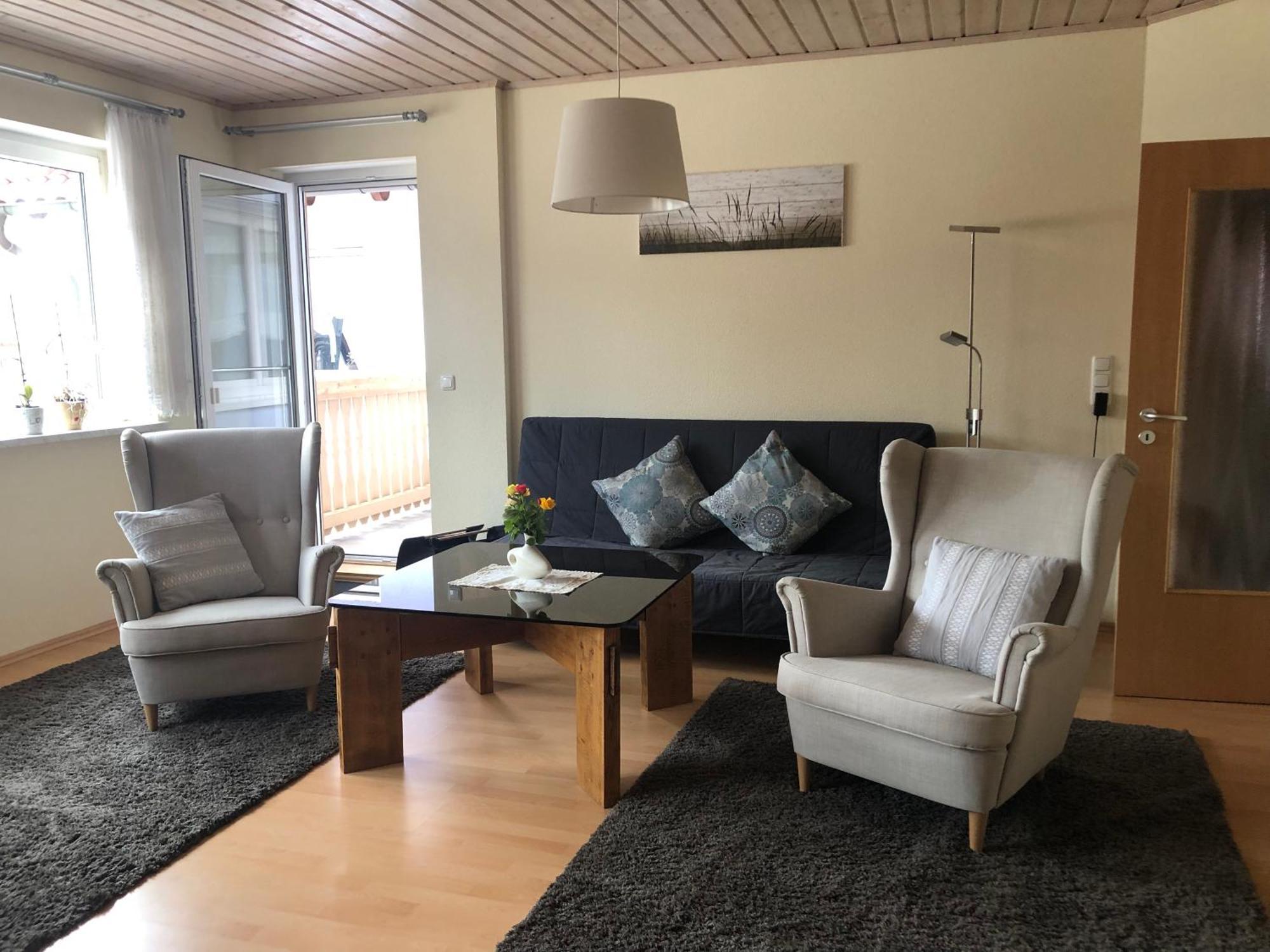 Ferienwohnung Am Gruenen Band Hellingen Esterno foto