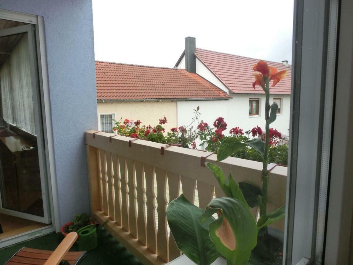 Ferienwohnung Am Gruenen Band Hellingen Esterno foto