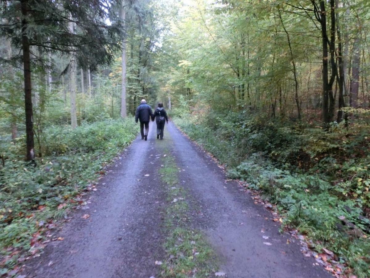 Ferienwohnung Am Gruenen Band Hellingen Esterno foto